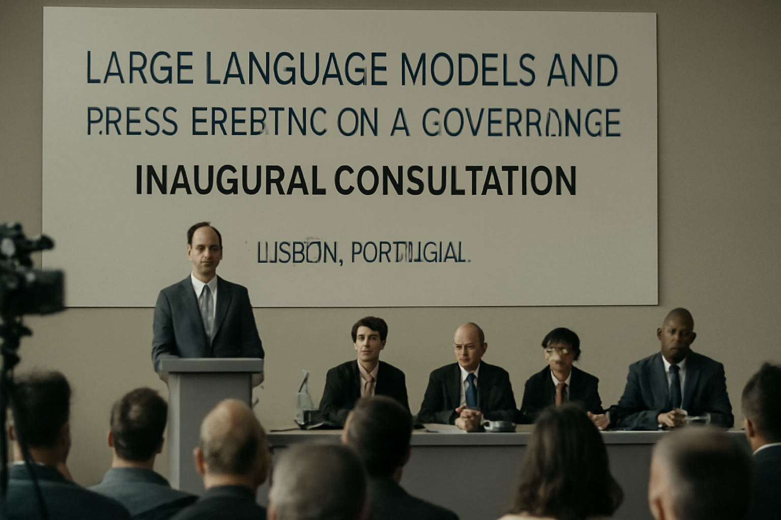 Large Language Models and Press Briefing On AI Governance: Inaugural Consultation