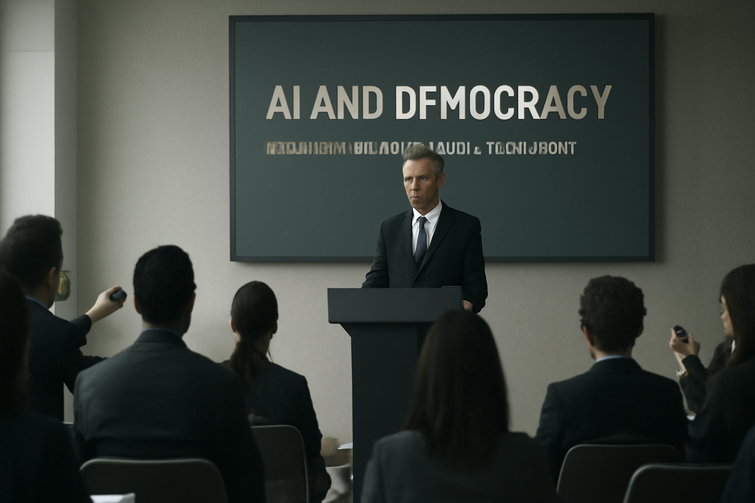 AI and Democracy and Press Briefing On AI Governance: Policy Summit