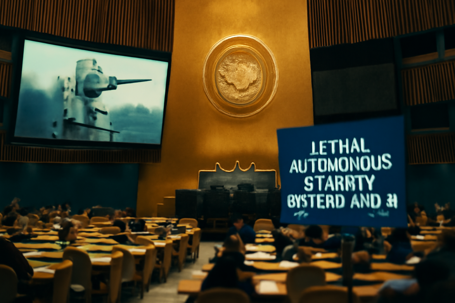 Committee on Disarmament — Lethal autonomous weapons systems and AI